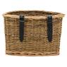 Bicycle basket in buff willow