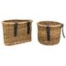 Bicycle basket in buff willow