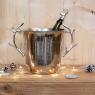 Aluminum champagne bucket