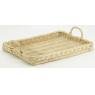 Rectangular trays in rattan