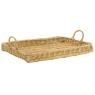 Rectangular trays in rattan