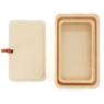 Set of 2 rectangular bamboo boxes 